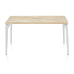 Mesa de comedor Padma 160 Blanco - Roble