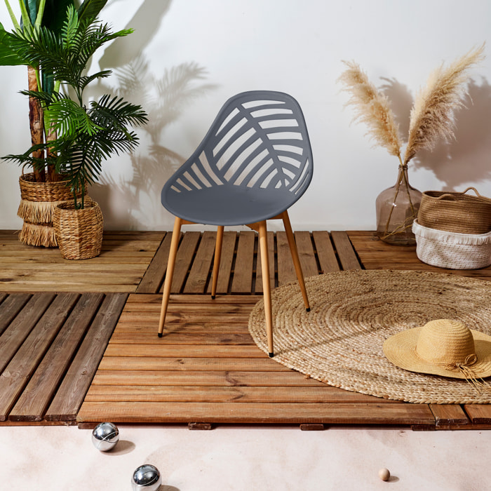 Chaise Mollina Gris