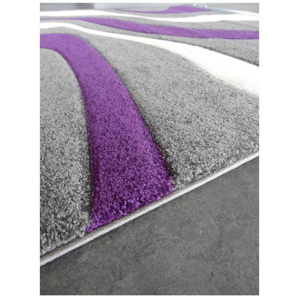 Tapis salon et chambre tissé motif rond HOJA