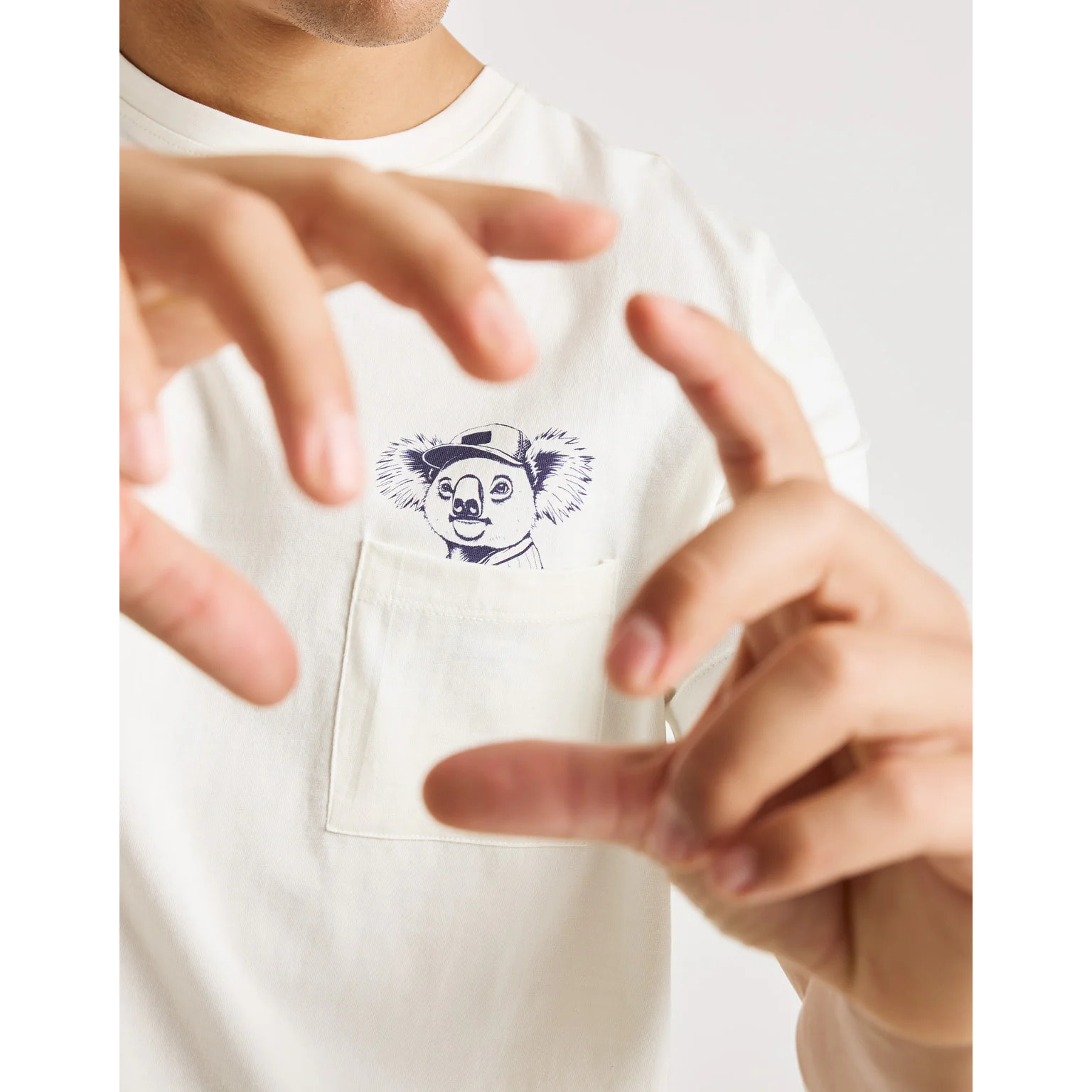 Camiseta Manga Corta Off White - Kravitz