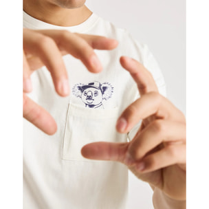 Camiseta Manga Corta Off White - Kravitz