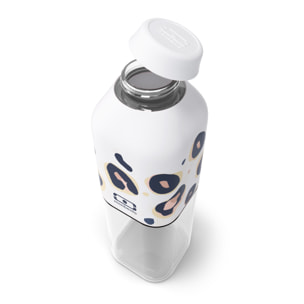 Bouteille réutilisable Positive M 500ml rose Léopard