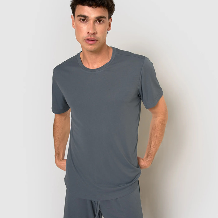 Camiseta deportiva técnica agua marina