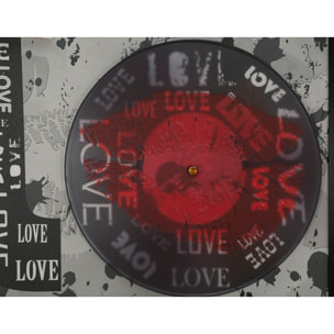 STAMPA C/LED SU TELA LOVE CM 60X3,5X90 (APPLICAZIONE 3D ACRILICO)