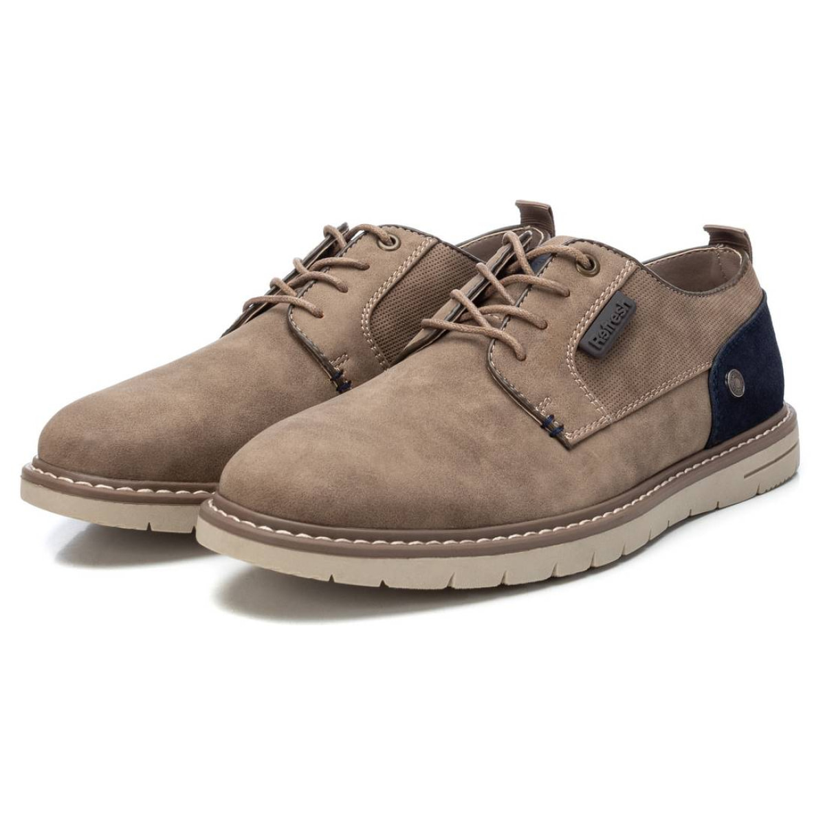 Zapato blucher/derby taupe