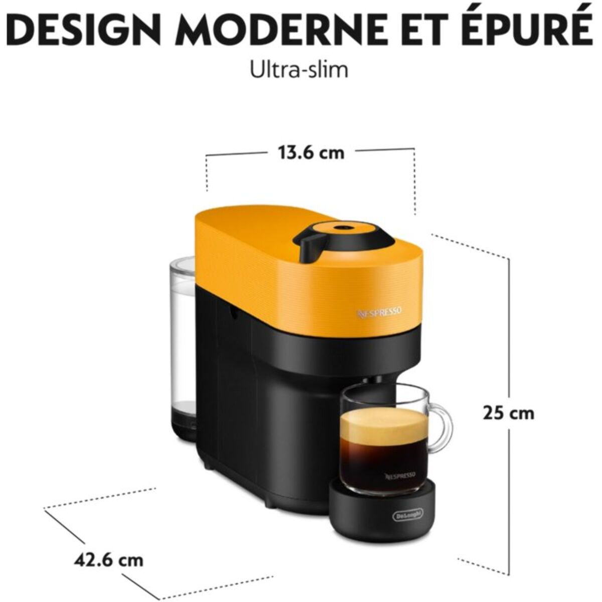 Nespresso DELONGHI Vertuo pop Jaune