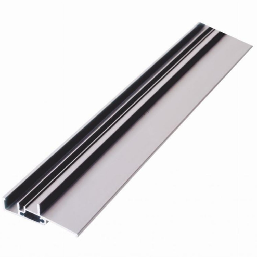 Seuil pour bois à joint sur dormant spécial PMR BILCOCQ - 20x71 mm - aluminium brut - SP20