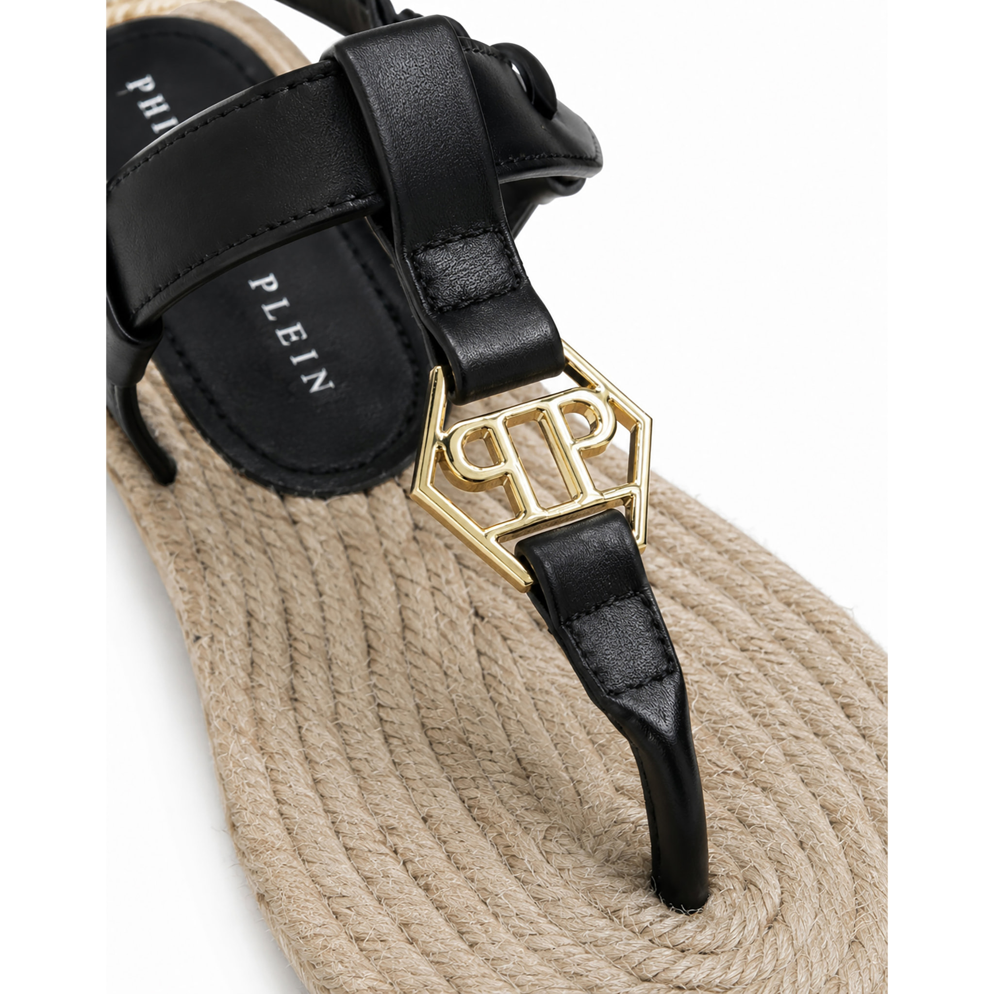 PHILIPP PLEIN Sandali piatti HEXAGON