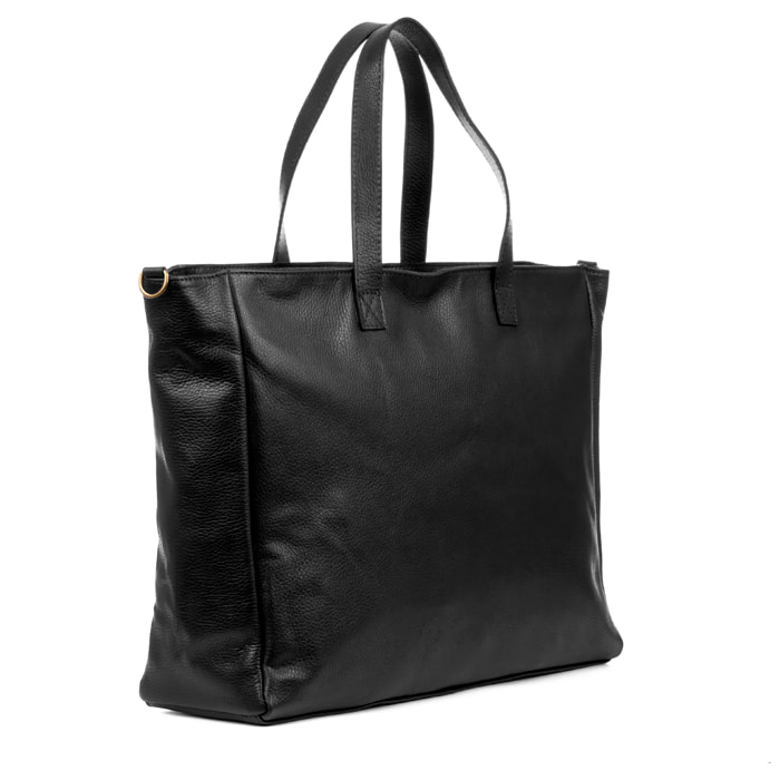 Balsorano borsa shopper donna oversize. Vera pelle Dollaro.