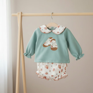 Conjunto Felpa Bebe Niña Ambar