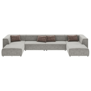 Canapé 2 angles Infinity gris XXL 4 assises Kare Design