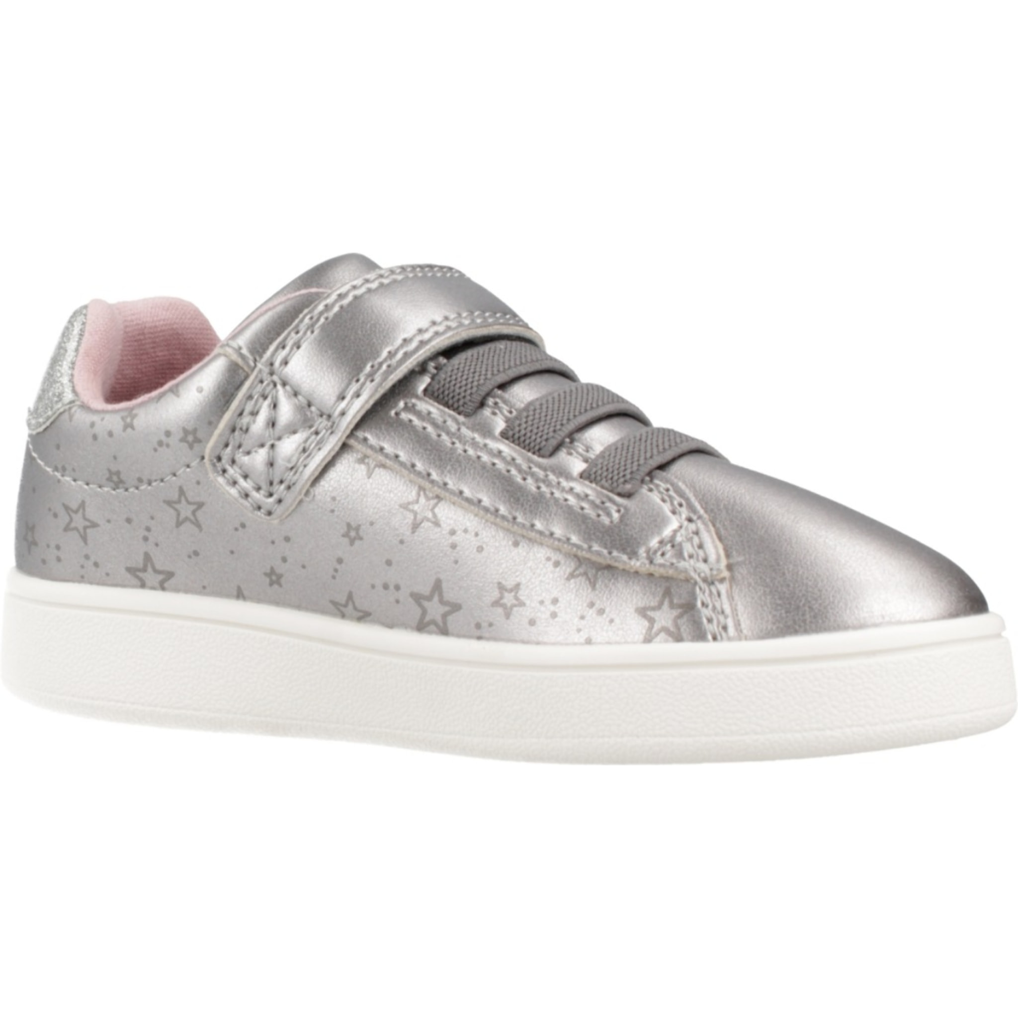 Zapatillas Niña de la marca GEOX  modelo B ECLYPER PLATA