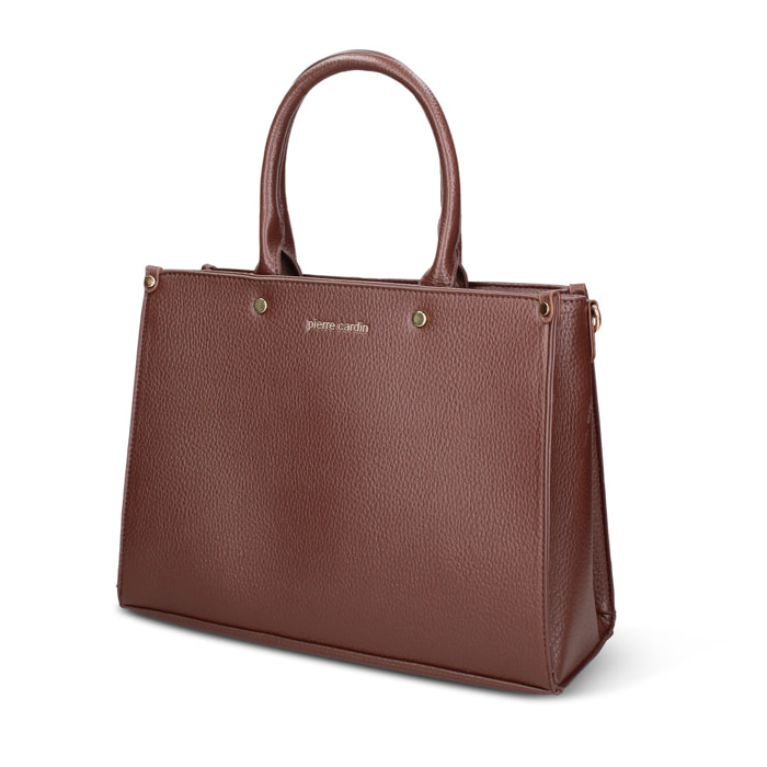 Borsa a spalla da donna - Modello Erisma Ultra - Pelle vegana PU - 31.0 x 23.0 x 11.5 cm