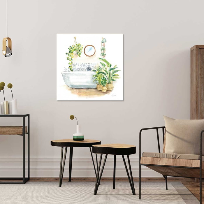 Tableau deco Baignoire tropicale Tableau plexiglas