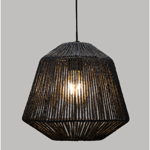 Suspension "Jily" noir D29cm