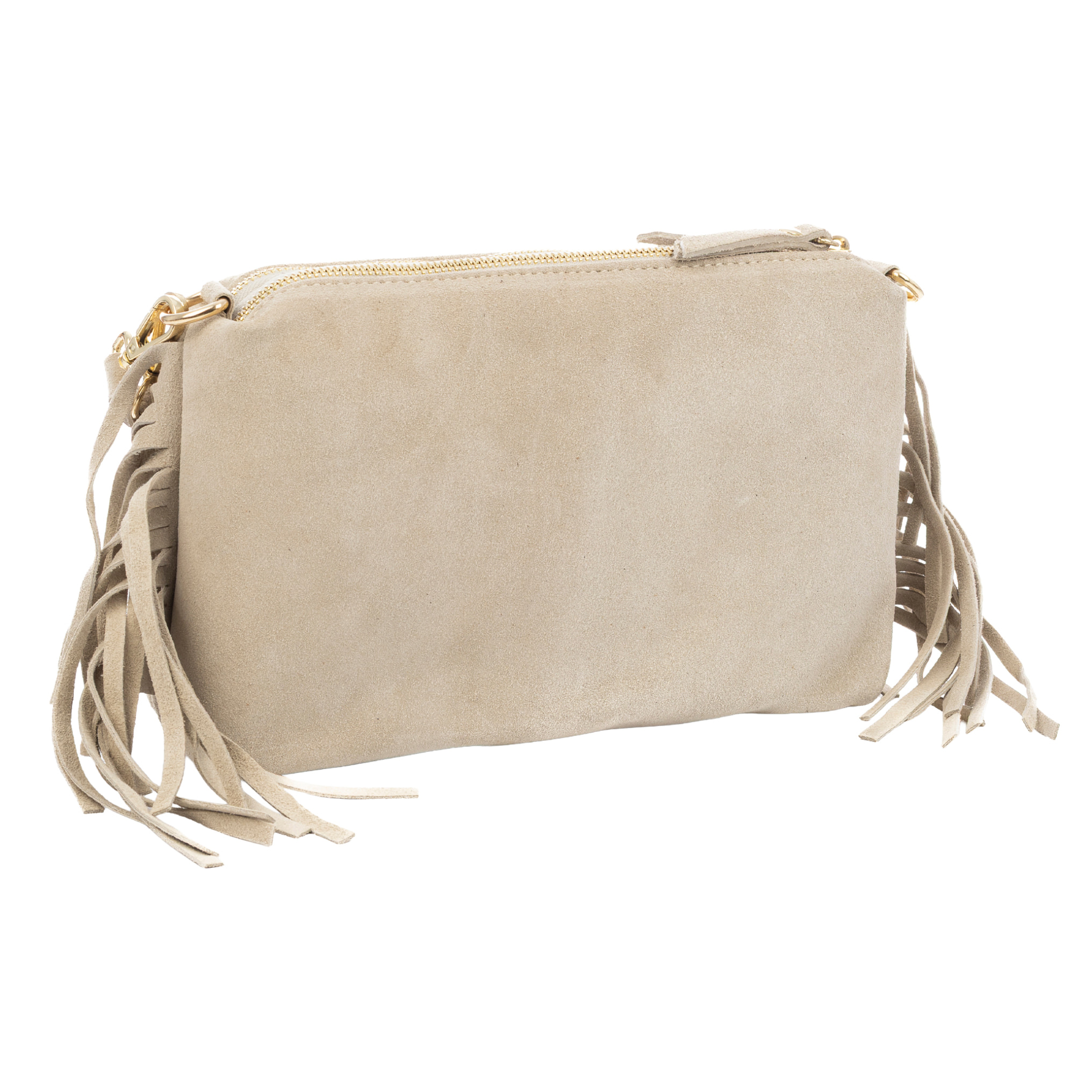 Benedetti Bolso de hombro Mujer. Piel auténtica Gamuza.