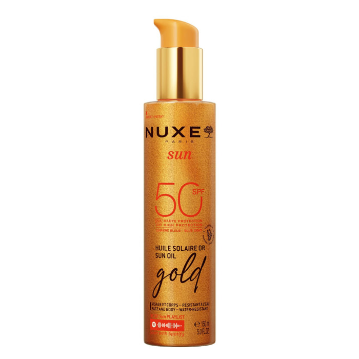 Nuxe Sun - Huile solaire or haute protection SPF50 Nuxe Sun 150ml