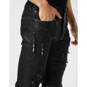 PHILIPP PLEIN Vaqueros de corte recto CAMOUFLAGE
