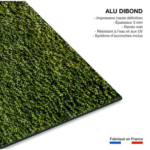 Tableau nature mur de lierres Tableau alu Dibond