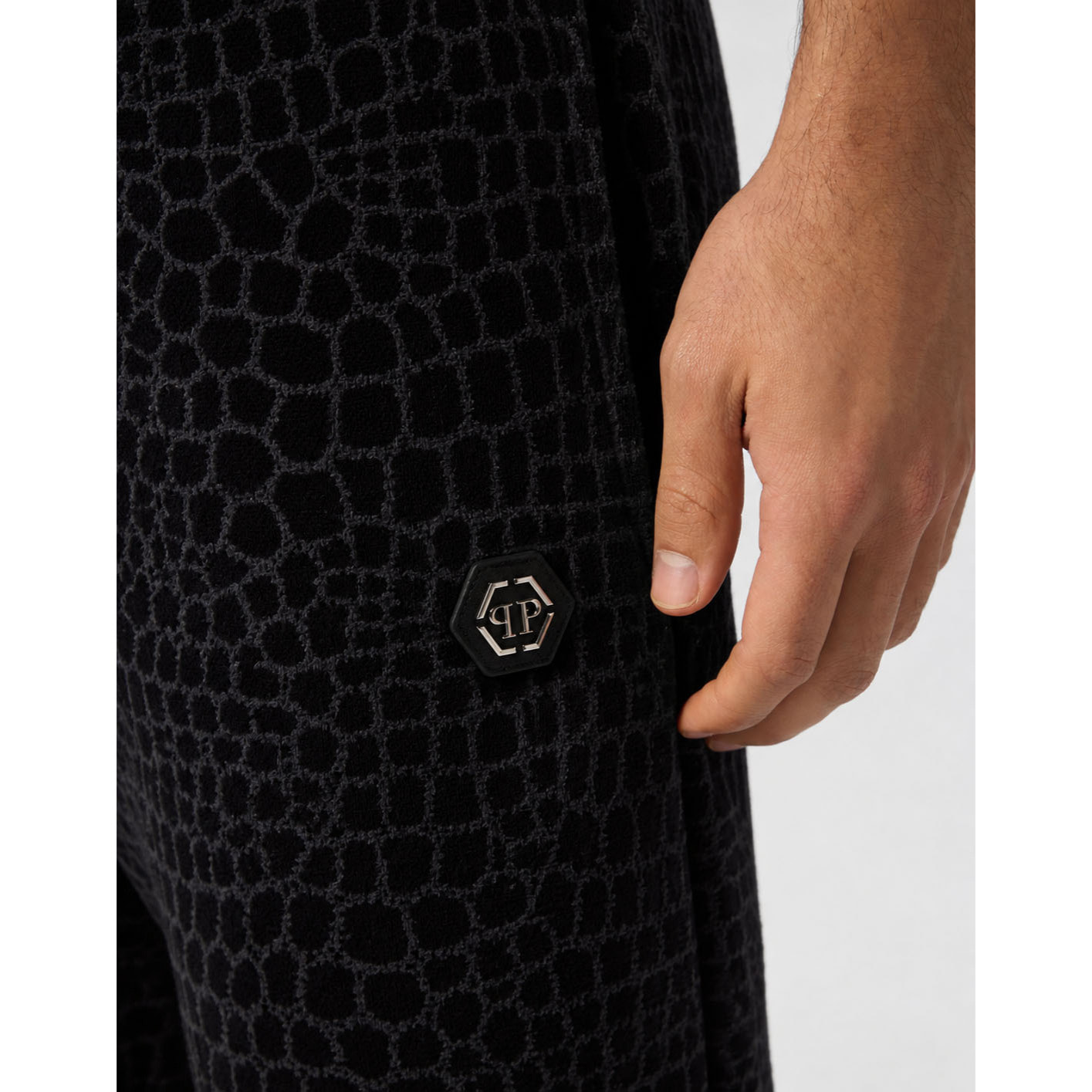 PHILIPP PLEIN Pantalones de chándal de punto COCCO