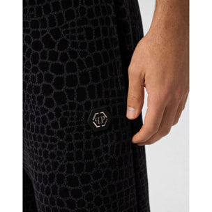 PHILIPP PLEIN Pantalones de chándal de punto COCCO