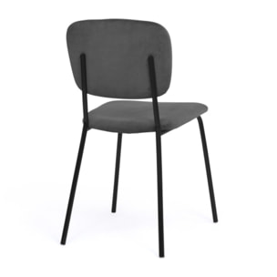 Chaises Clara - Gris anthracite