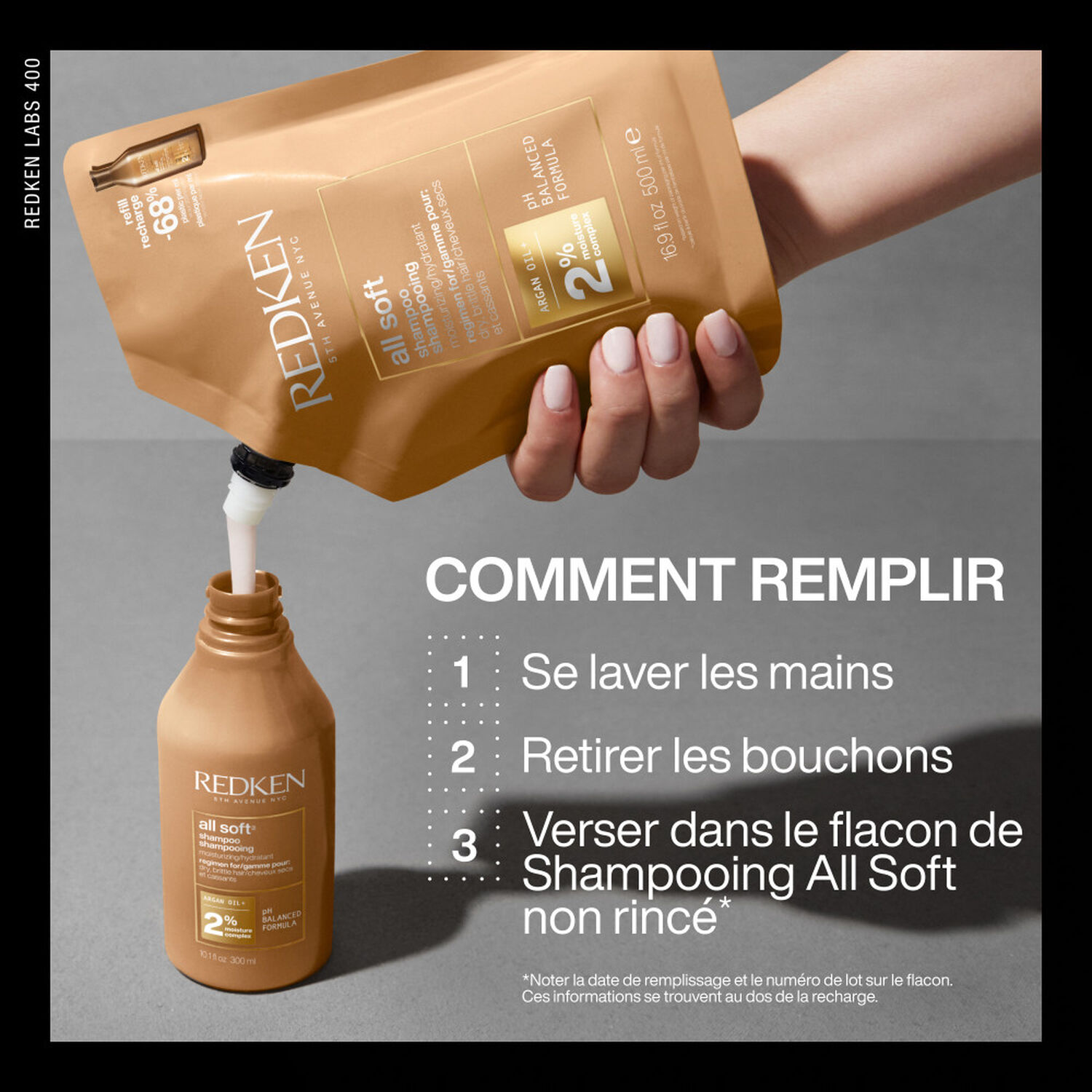 All Soft - Recharge Shampooing Adoucissant Cheveux Secs