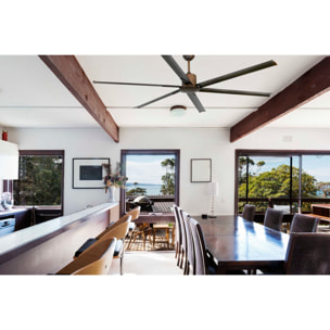 ANDROS XXL Ventilatore a soffitto marrone