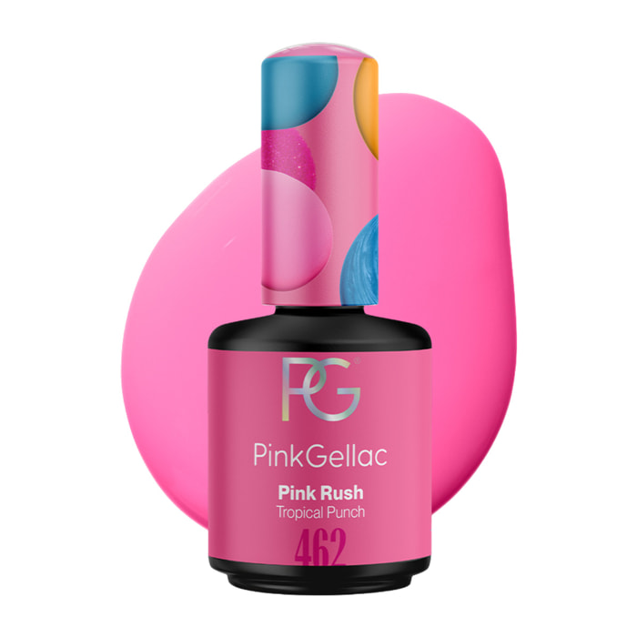 Vernis semi-permanent - 462 Pink Rush - 15 ml