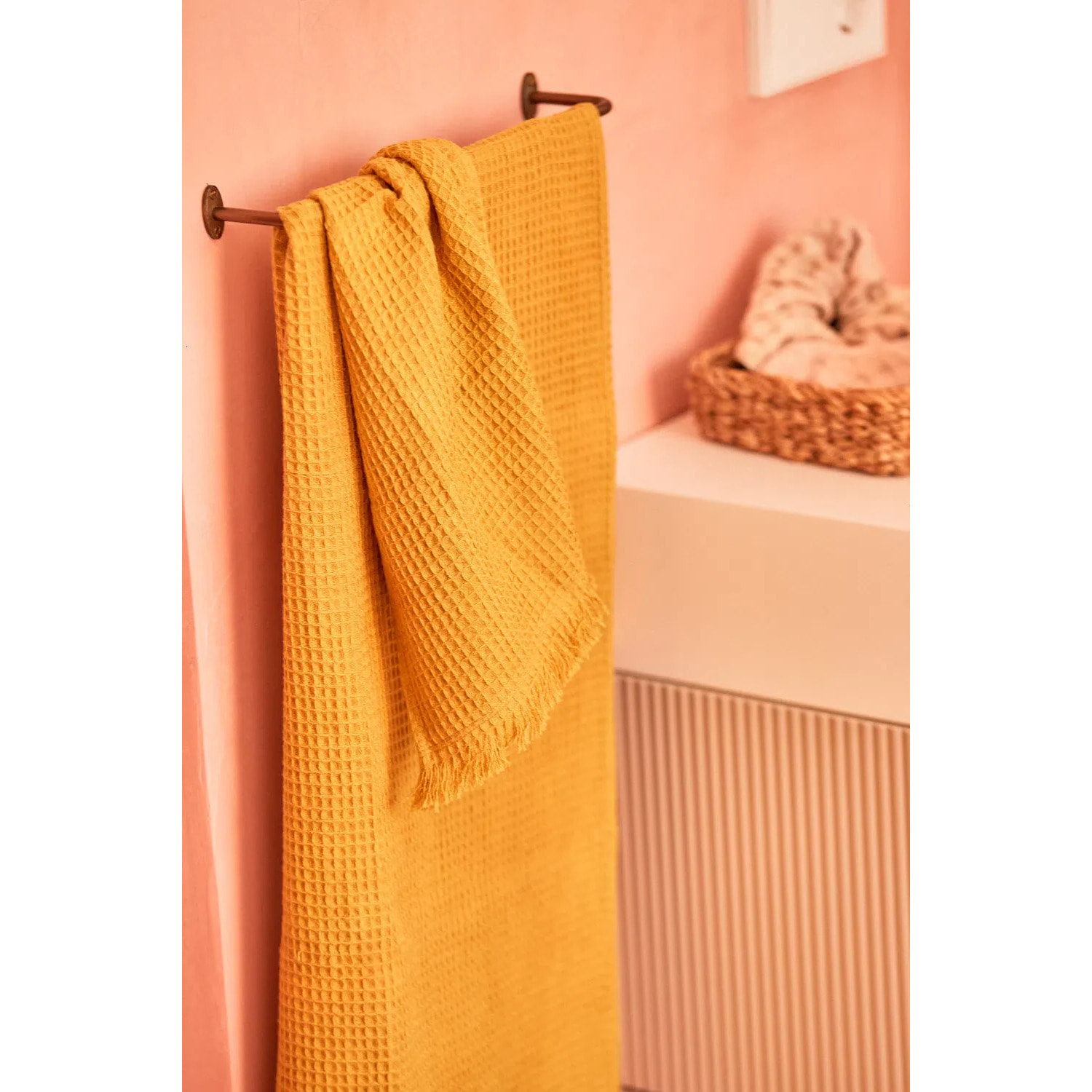 Toalla de baño mostaza Marte