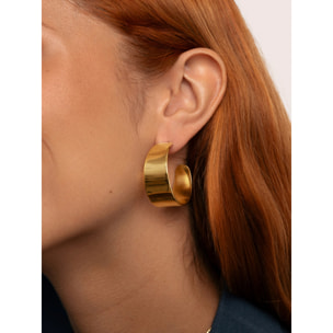 Orecchino Giorgia  in Acciaio Placcato Oro