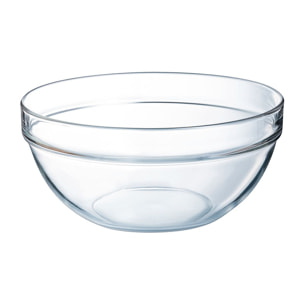 Saladier 29cm Empilable - Luminarc - Verre ultra transparent