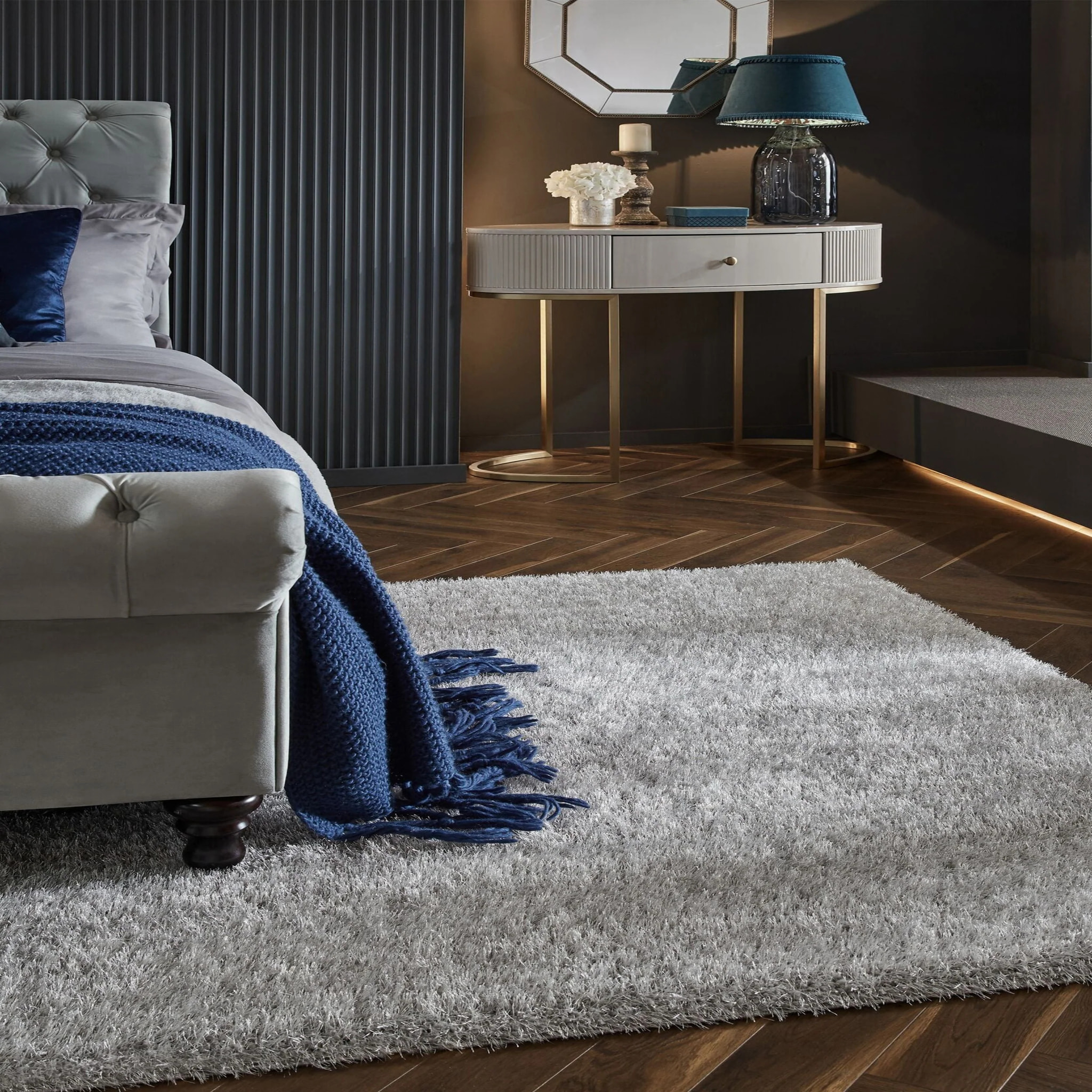 Tapis shaggy recyclé VELVET