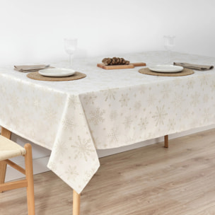 Nappe en tissu jacquard fil d'or PSC4821
