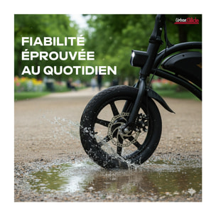 Mini e-bike adulte 14" – 1000W – Jusqu'à 18 km – Batterie 42V – Pneus gonflables