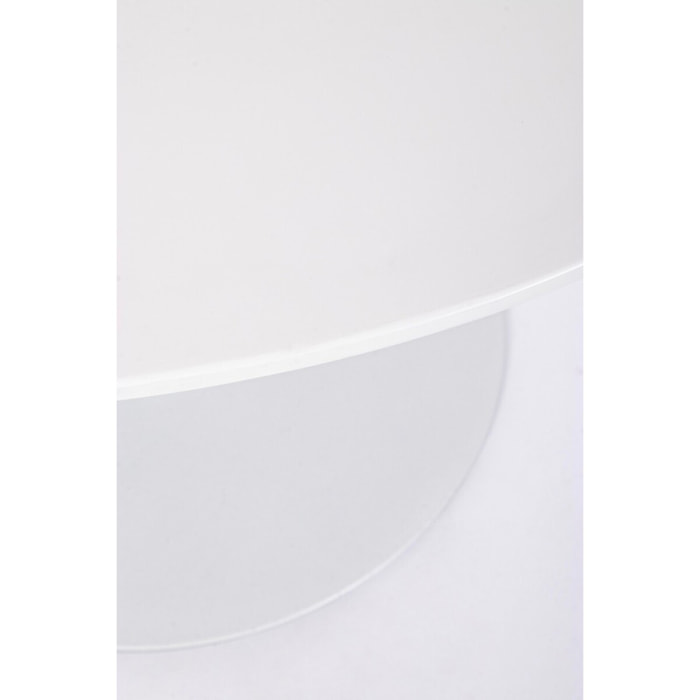 Tavolo BLOOM bianco Ã˜100x75 cm