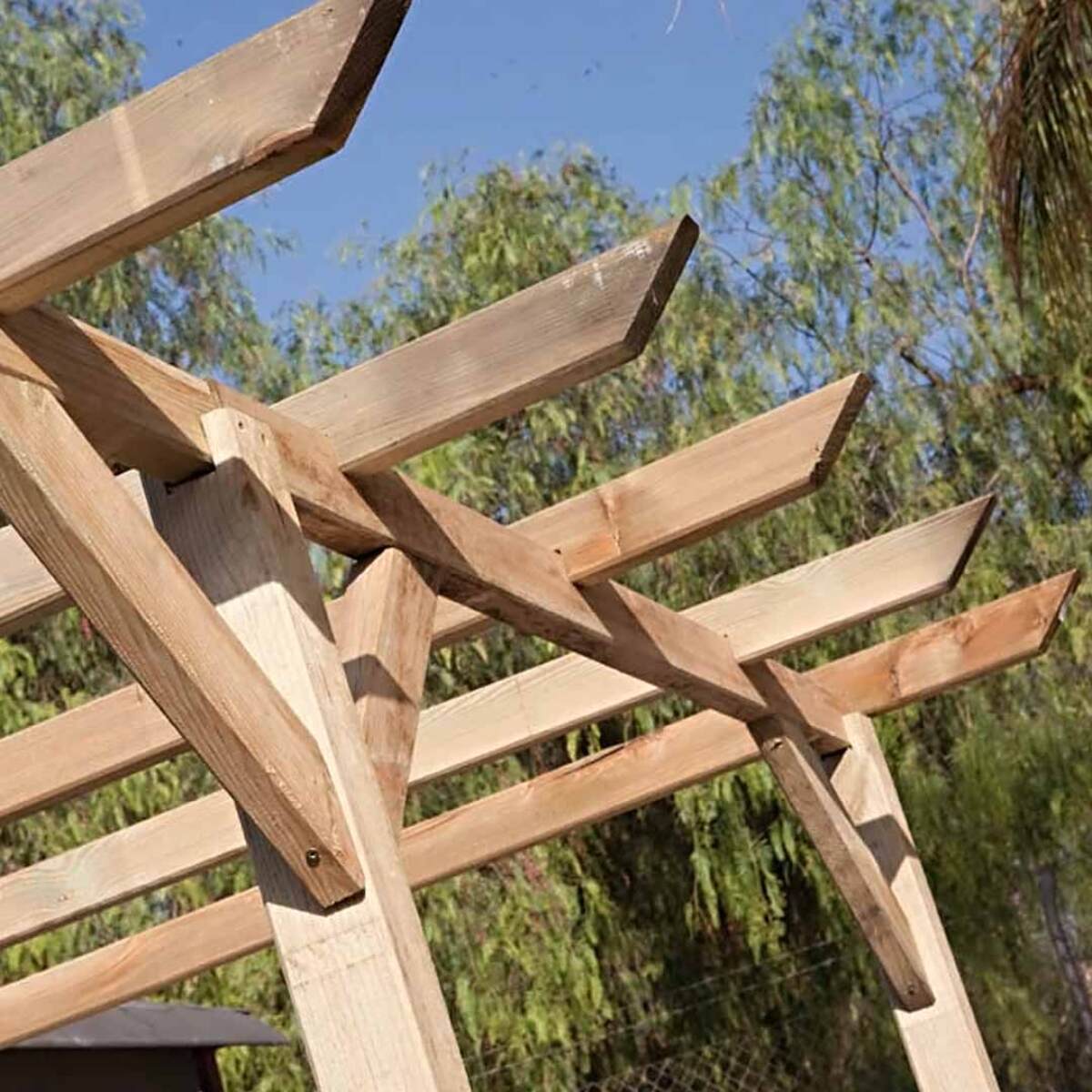 Kit Pérgola Madera 4x3.6x2.4 M + Postes 12x12