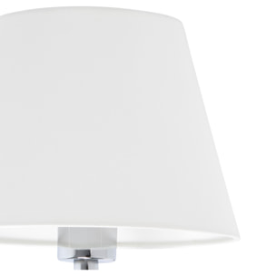 ETERNA Aplique cromo/blanca