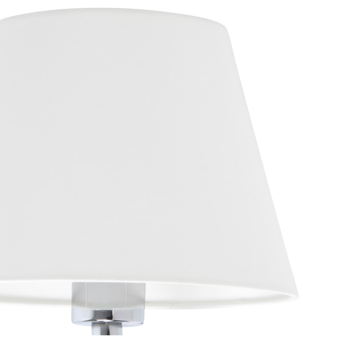 ETERNA Aplique cromo/blanca