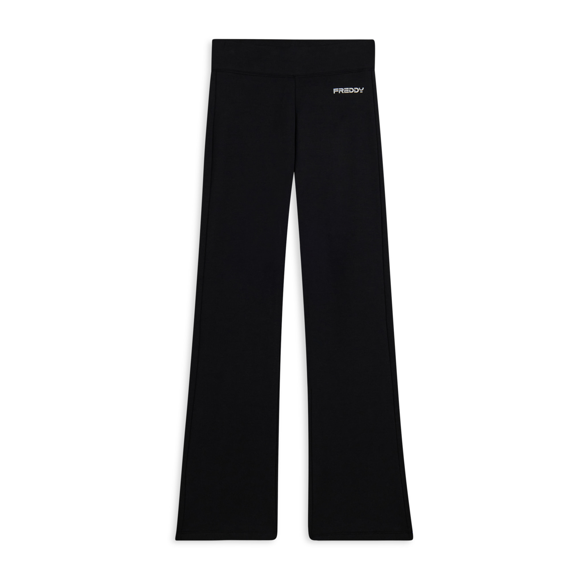 Leggings a zampa in felpa elasticizzata