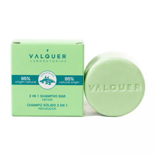 Valquer Champú sólido 2 en 1 Reparador - 70 G