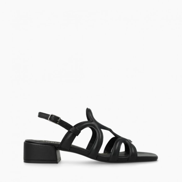 SANDALIAS NEGRAS KON5355