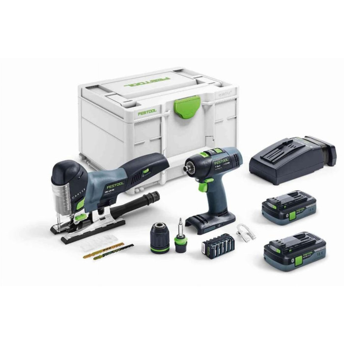 Set de montage sans fil FESTOOL T 18+3/PSC 420 HPC I-Set - 577630