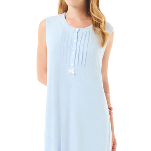 Camisón corto celeste