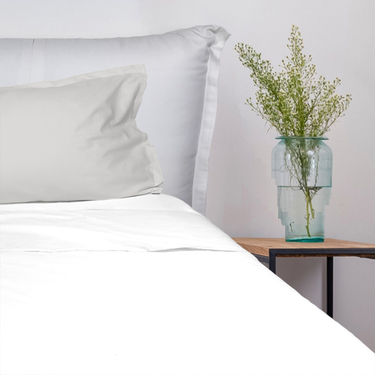 UNO CASA DESIGN Completo Letto Bice 25 Bicolor in Puro Cotone_Una piazza e mezza_beige