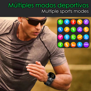 DAM Smartwatch TK25. ECG , glucosa en sangre, ácido úrico y lípidos, IMC grasa corporal, temperatura, O2 y tensión. 5,4x1,2x4,7 Cm. Color: Rojo