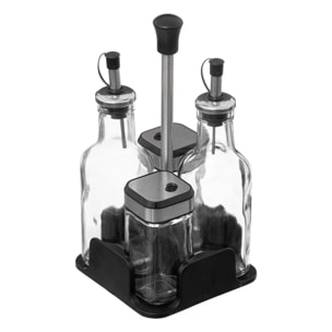 Set bouteille huille/vinaigre x4