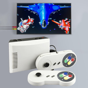 Console per videogiochi retrò con 2000 giochi inclusi. Include 2 controlli per giocare in TV.