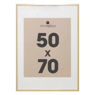 Cadre photo "Manu" doré 50x70cm