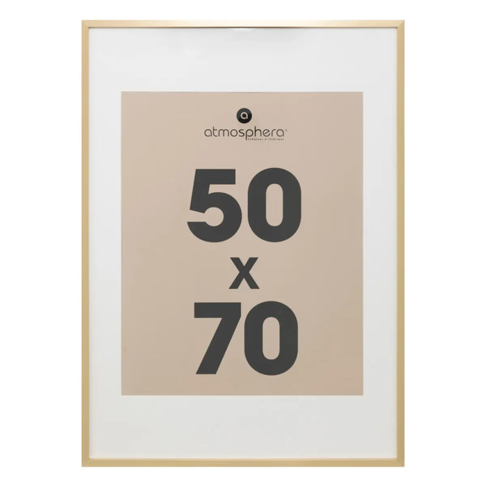 Cadre photo "Manu" doré 50x70cm